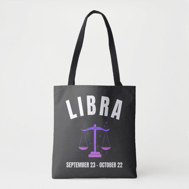Bolsa Tote Símbolo da estrela Libra (Frente)