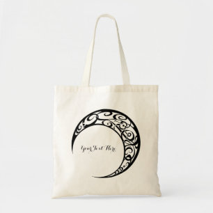 Bolsa Tote Símbolo da Lua Tribal Personalizada
