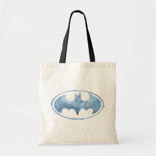 Bolsa Tote Símbolo de Bat do Café - Azul