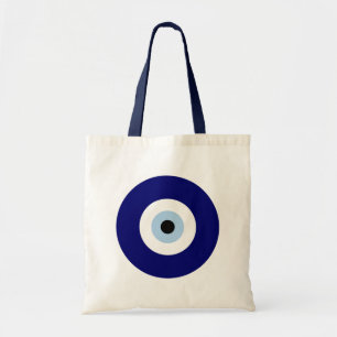 Bolsa Tote Símbolo de Boa sorte e Proteção para Olhos Mau Azu