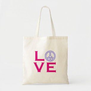Bolsa Tote Símbolo de Círculo de Paz Amor