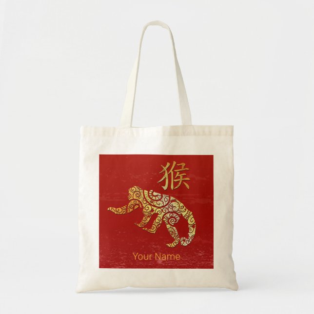 Bolsa Tote Símbolo de constelação do Horoscópio Zodócópio Chi (Frente)