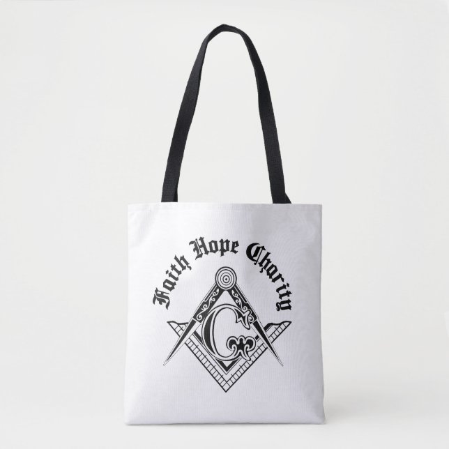Bolsa Tote Símbolo de maçonaria (Frente)
