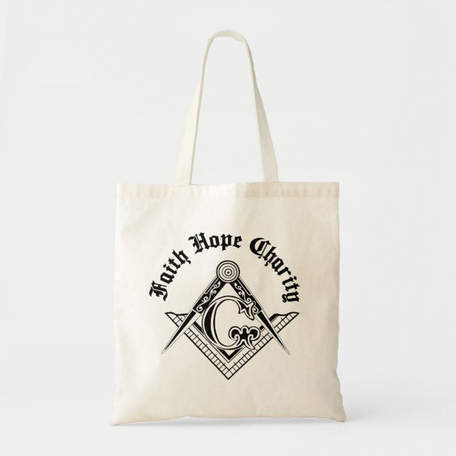 Bolsa Tote Símbolo de maçonaria (Frente)