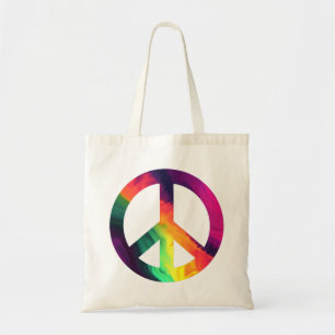 Bolsa Tote Símbolo de paz Hippy Tote Bag