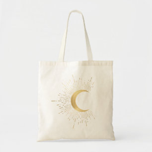 Bolsa Tote Símbolo de Tarot - ouro falso rosa feminino da Lu