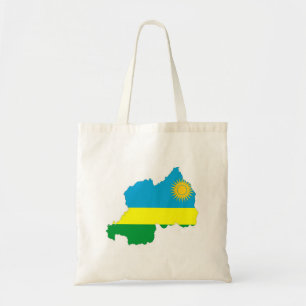 Bolsa Tote símbolo do mapa da forma da bandeira de país de