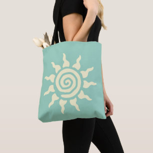 Bolsa Tote Símbolo do Sol Espiritual - Espiral de Energia 9 C