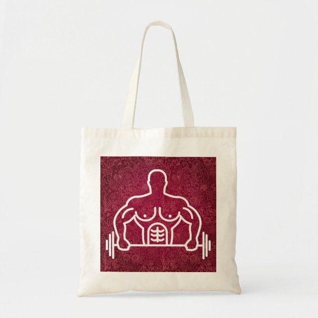 Bolsa Tote Símbolo dos instrutores do Gymnast (Frente)