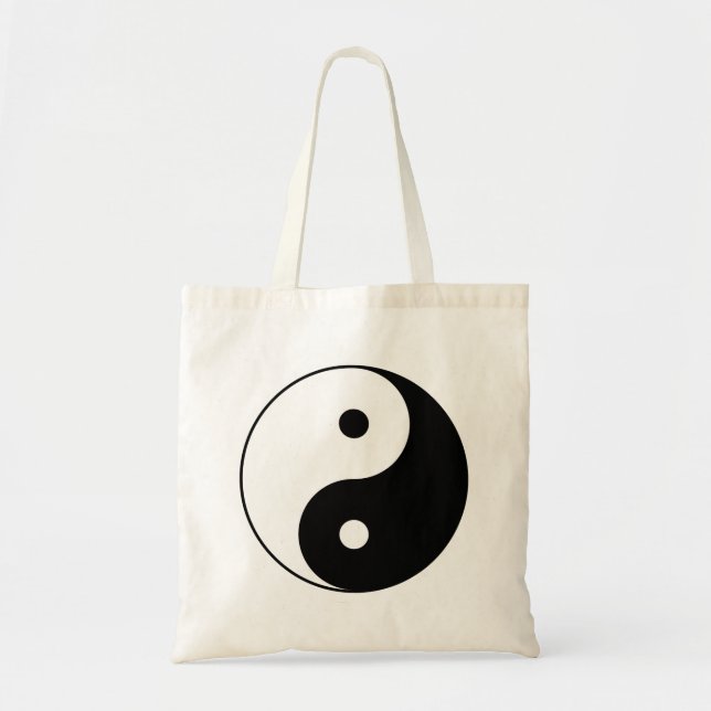 Bolsa Tote Símbolo filosófico inspirador de Yin e de Yang (Frente)