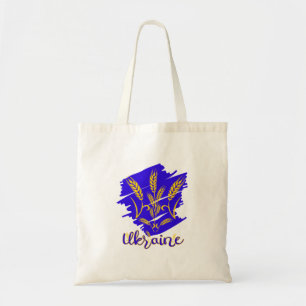 Bolsa Tote Símbolo nacional ucraniano trizub feito de orelha