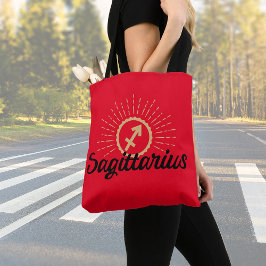 Bolsa Tote Símbolo Sagittarius Starburst