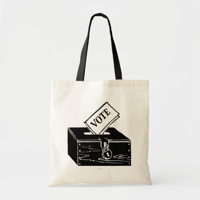 Bolsa Tote Símbolo: Urna de voto (Frente)