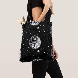 Bolsa Tote Símbolo yin yang paisley design