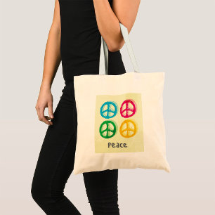 Bolsa Tote Símbolos da Paz