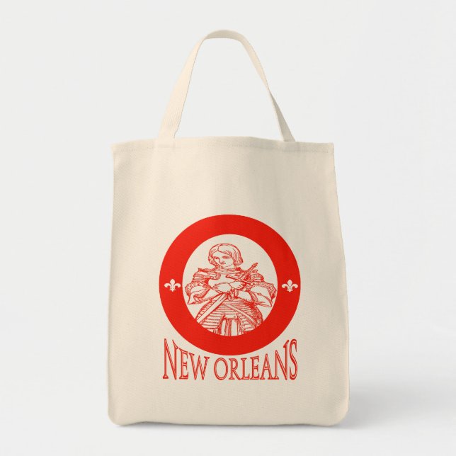 Bolsa Tote Símbolos de Nova Orleans (Frente)