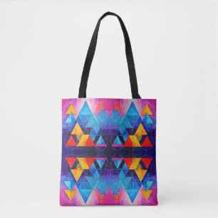 Bolsa Tote Símbolos Geométricos Abstrato nº 10 Design 2