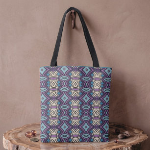 Bolsa Tote Simetria de Diamante e Oval
