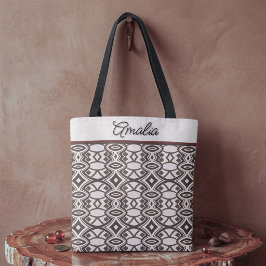 Bolsa Tote Simetria de Diamante e Oval Chic