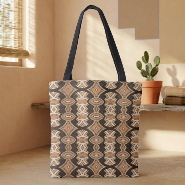 Bolsa Tote Simetria de Diamante e Oval Chic (Criador carregado)