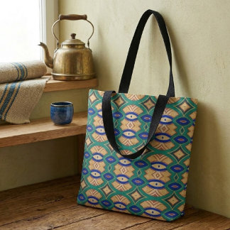 Bolsa Tote Simetria de Diamante e Oval Macio