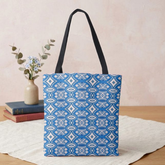 Bolsa Tote Simetria de Diamante e Oval Macio (Criador carregado)
