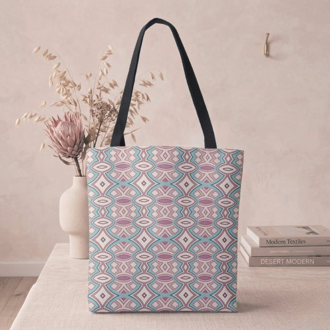 Bolsa Tote Simetria de Diamante e Oval Macio (Criador carregado)
