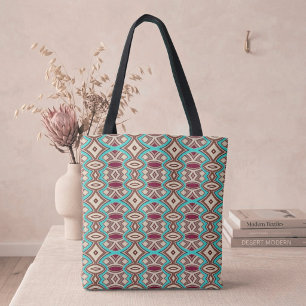 Bolsa Tote Simetria de Diamante e Oval Suave