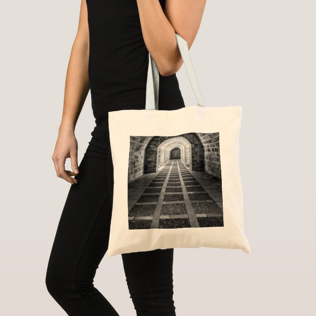 Bolsa Tote Simetria em preto e branco (Frente (produto))