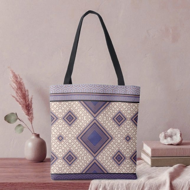 Bolsa Tote Simetria Roxa (Criador carregado)