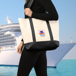 Bolsa Tote Simple Cruise Day Excursion Personalize