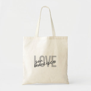 Bolsa Tote Simple, modern, urban design Love San Francisco
