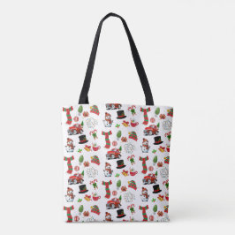 Bolsa Tote Simples diversão de Natal