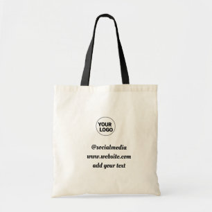 Bolsa Tote simples e minimamente personalizado adicione o end