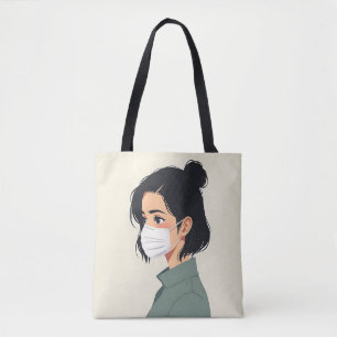 Bolsa Tote Simples para o Dia a Dia – Reutilizável