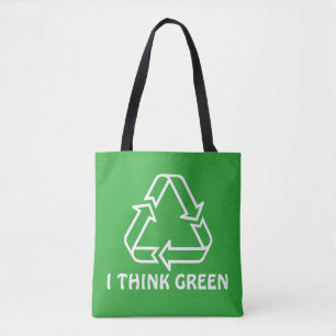 Bolsa Tote Simples símbolos / ícones - RECICLAGEM + ideias