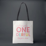 BOLSA TOTE SIMPLESMENTE MARAVILHOSO<br><div class="desc">SIMPLESMENTE ONDEROSO. MARQUE SEU PEQUENO DIA ESPECIAL COM ESTILO NESTE PRIMEIRO DESIGN DE ANIVERSÁRIO PERSONALIZÁVEL. PARTE DE UMA COLEÇÃO.</div>
