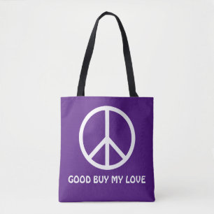 Bolsa Tote Simplesmente símbolos/ícones - PAZ + ideias