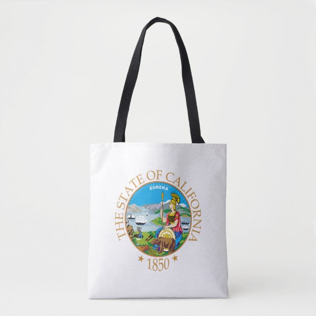 Bolsa Tote Sinal da Califórnia (Frente)