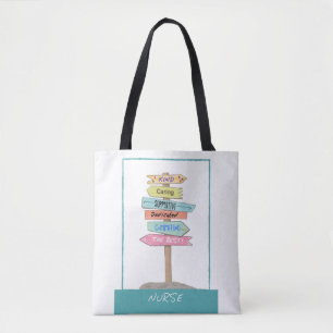 Bolsa Tote Sinal de Agradecimento Inspirador para Apreciação