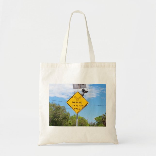 Bolsa Tote Sinal de Ausência Voadora Baixa (Frente)