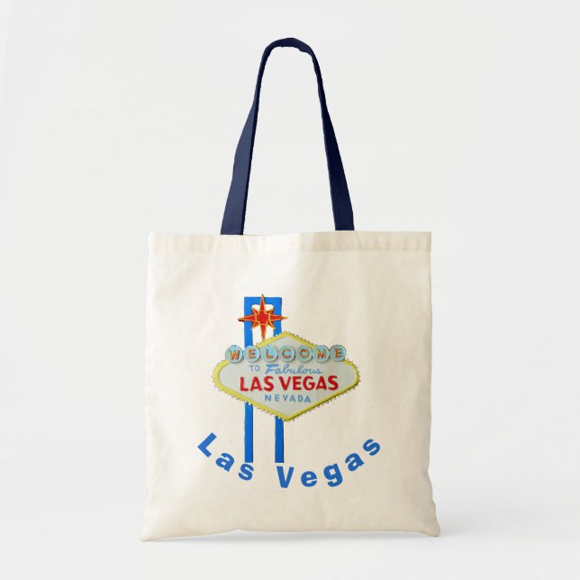 Bolsa Tote Sinal de boas-vindas de Las Vegas (Frente)