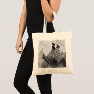 Bolsa Tote Sinal de canto da Broadway, NYC, EUA