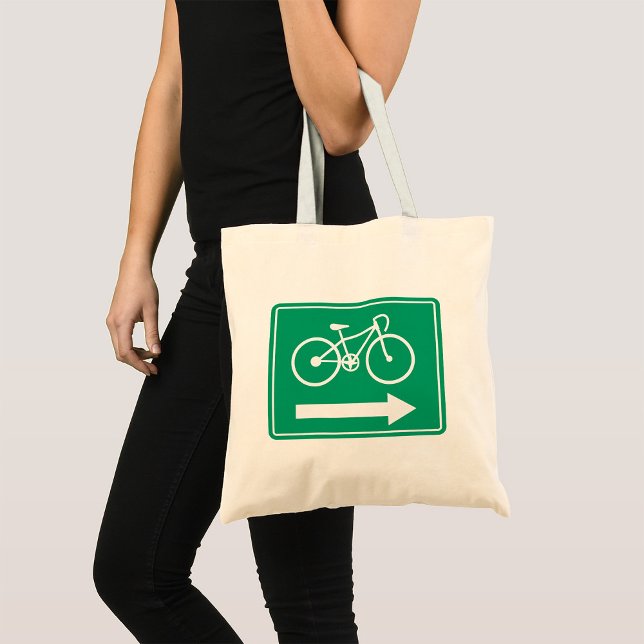 Bolsa Tote Sinal de Direção com Seta para a Direita de Caminh (Criador carregado)