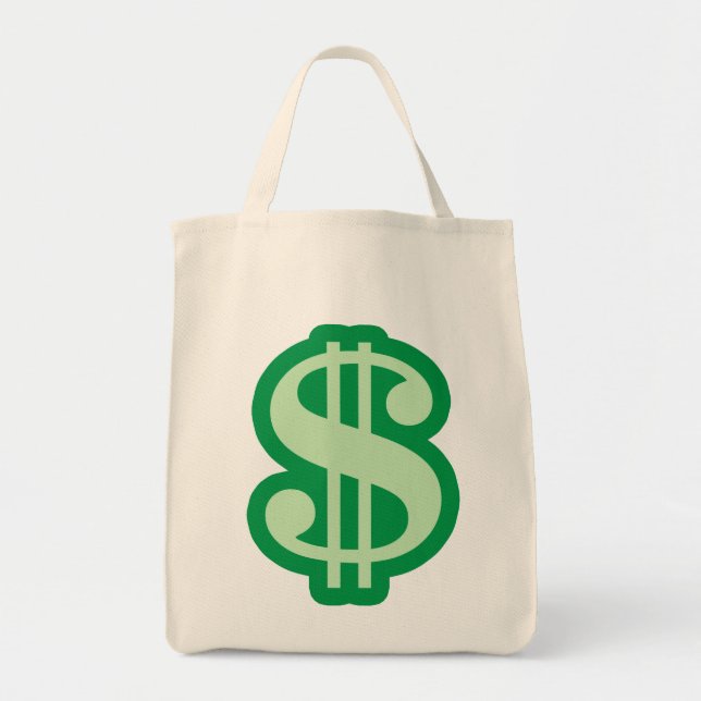 Bolsa Tote Sinal de dólar (Frente)