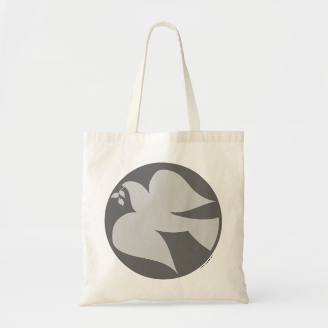 Bolsa Tote Sinal de Dove of Peace (Frente)
