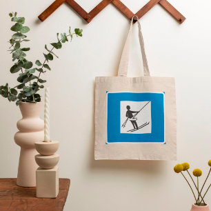 Bolsa Tote Sinal de elevação de esqui - barra de ferramentas