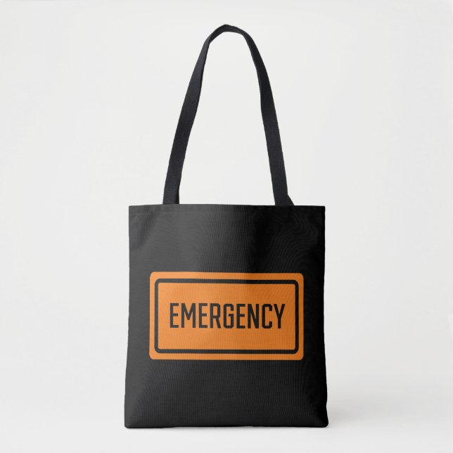 Bolsa Tote Sinal de emergência (Frente)