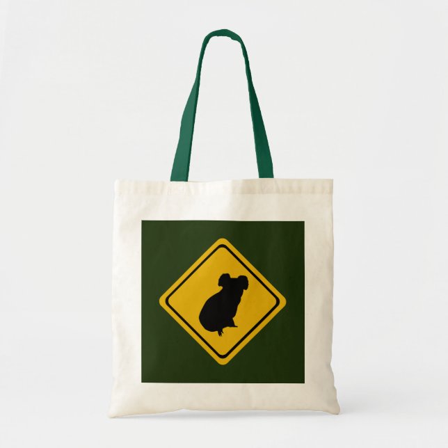 Bolsa Tote sinal de estrada koala (Frente)