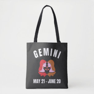 Bolsa Tote Sinal de estrela Gemini
